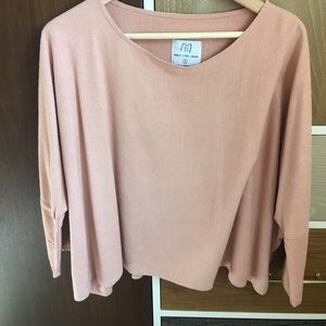 Jamie and the Jones T top raw silk S